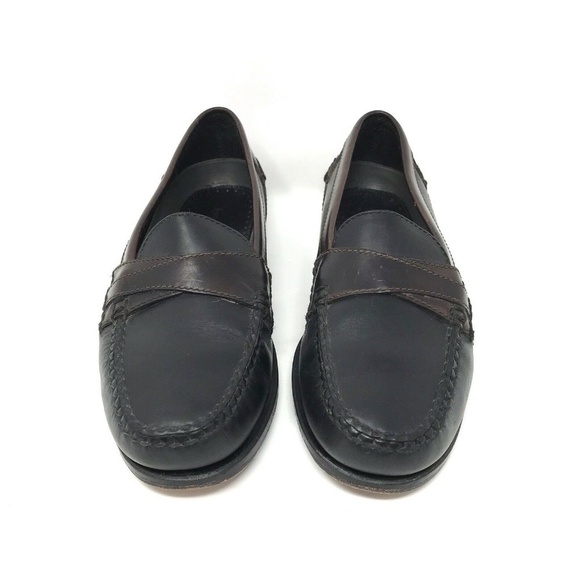 Johnston & Murphy Passport Black Loafers 8.5 - Picture 2 of 8